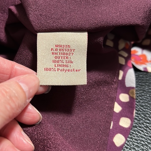 BODEN Washable Silk Florentine Floral Shift Dress 3/4 Sleeve Sz 2 - Picture 12 of 13